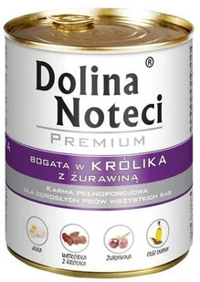 Dolina Noteci Premium Pies Królik i żurawina Puszka 800g - Mokra karma dla psów - miniaturka - grafika 4
