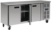 Stoły gastronomiczne - Polar Refrigeration Stół chłodniczy 3-drzwiowy | 339L | -2°C do +8°C | 1795x600x(H)860mm G378 - miniaturka - grafika 1