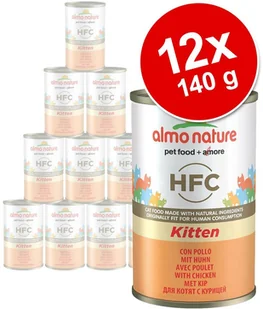 Almo Nature Classic Classic HFC Kitten, 6 x 140 g - Kurczak - Mokra karma dla kotów - miniaturka - grafika 2