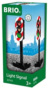 Brio Sygnalizacja świetlna 33743 - Kolejki i akcesoria - miniaturka - grafika 2