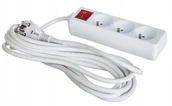 Listwy zasilające - Przedłużacz Listwa Zasilająca 3 Gniazda 1,5 Metra - miniaturka - grafika 1
