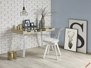 Halmar B33 biurko dąb sonoma-biały Halmar V-CH-B/33 - Biurka Halmar B33 biurko dąb sonoma-biały Halmar V-CH-B/33 - Biurka - miniaturka - grafika 3