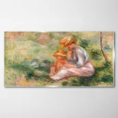 Obrazy i zdjęcia - PL Coloray Obraz Szklany Kobiety Dziecko Łąka 120x60cm - miniaturka - grafika 1