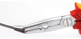 Gedore Szczypce potrójnego działania VDE z otulinową izolacją, zagięte VDE 8131 AB-200 H 2910845 - Kombinerki i obcęgi - miniaturka - grafika 5