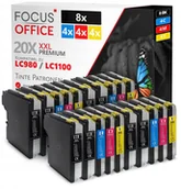 Tusze zamienniki - 20x Tusze Do Brother DCP-375CW DCP-385C 365CN - miniaturka - grafika 1