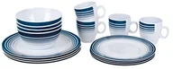 Kuchnia turystyczne i akcesoria - Bo-Camp melaminowy zestaw naczyń, 16 części, niebieski (marine-blau) 6181079 - miniaturka - grafika 1