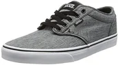 Buty sportowe męskie - Vans Atwood szary 40.5 EU _Rock Textile Black/white - miniaturka - grafika 1