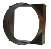 Rury i kanały wentylacyjne - EQUATION Łącznik przekrojów zmiennych 90 x 90 /100 mm EQUATION - miniaturka - grafika 1