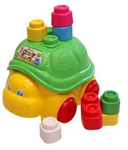 Clementoni CLEMMY KOSZYK ŻÓŁWIK CLE14883 - Klocki - miniaturka - grafika 3