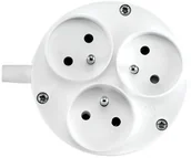 Przedłużacze i rozgałęźniki - Elgotech Rozgałęźnik wtyczkowy 3x2P+Z 16 A - miniaturka - grafika 1