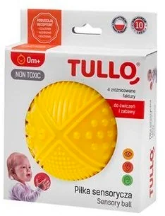 Tullo Duża Piłka Sensoryczna 4 Faktury 10cm - Zabawki sensoryczne - miniaturka - grafika 4