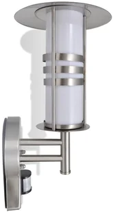 vidaXL Ścienna lampa ze stali nierdzewnej w kształcie pagody z czujnikiem - Lampy ogrodowe - miniaturka - grafika 2