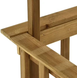 vidaXL Zadaszenie grilla, 163,5x93x210 cm, impregnowane drewno sosnowe - Pawilony ogrodowe - miniaturka - grafika 7