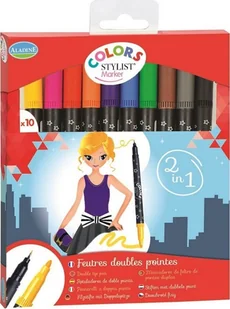 Aladine Markery z dwiema końcówkami - Zabawki kreatywne - miniaturka - grafika 2