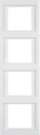 Klawisze i ramki - Berker K1 biały ramka 4 pionowa B_13437009 - miniaturka - grafika 1