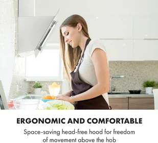 Klarstein TK15CH-Eleonora-90WH - Okapy kuchenne - miniaturka - grafika 7