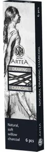 Astra Węgiel rysunkowy 6-8mm 6 szt. - Kredki, ołówki, pastele i pisaki - miniaturka - grafika 5