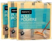 Ściereczki, gąbki, czyściki - Perfetto puli Polvere dno ręczniki, 3 opakowań  20 wykonana z polipropylenu, 45 x 22 cm, żółty 0263I - miniaturka - grafika 1