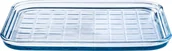Formy do ciast - Pyrex ruszt Bake & Enjoy 26 x 32 cm szkło przezroczyste/niebieskie twm_986795 - miniaturka - grafika 1
