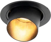 Oprawy, klosze i abażury - QAZQA Inteligentna wpuszczana czarna plamka z regulacją WiFi GU10 - Installa - miniaturka - grafika 1