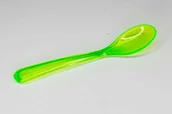 Łyżeczki - Kimmel 21-000-3313-1 łyżeczka do jajek/łyżeczka dla dzieci duża (6 sztuk), tworzywo sztuczne, zielona przezroczysta - miniaturka - grafika 1