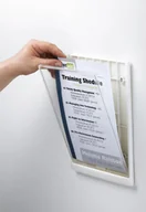 Dekoracje domu - DURABLE Tabliczka przydrzwiowa Click Sign 210x297mm biała 4867-02 - miniaturka - grafika 1