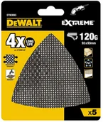 Materiały ścierne - DeWalt zestaw 5szt. trójkątnych siatek szlifierskich DELTA do drewna, PVC, granulacja 120, 93x93x93mm, [DTM3093-QZ] DTM3093-QZ - miniaturka - grafika 1