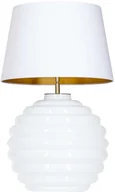 Lampy stojące - 4concepts Stojąca LAMPKA nocna SAINT TROPEZ WHITE L215922251 abażurowa LAMPA stołowa biała L215922251 - miniaturka - grafika 1