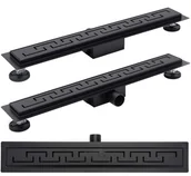 Syfony - Rea Odpływ liniowy Greek Black Matt G8000 - miniaturka - grafika 1