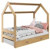 Łóżka dla dzieci i młodzieży - Meble Magnat Magnat D3 Sosna 160x80 - miniaturka - grafika 1