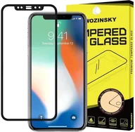 Szkła hartowane na telefon - Wozinsky super wytrzymałe szkło hartowane Full Glue na cały ekran z ramką Case Friendly iPhone 12 mini czarny - miniaturka - grafika 1