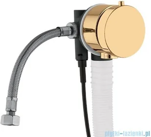 Omnires syfon wannowy automatyczny z napełnianiem złoty TK132-PLUS-3.04+64-SGL | - Syfony - miniaturka - grafika 3