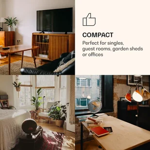 Lodówka Klarstein CoolArt HEA20-Forest-46 - Lodówki - miniaturka - grafika 4