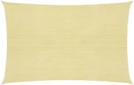 Parasole ogrodowe - vidaXL Żagiel przeciwsłoneczny, 160 g/m, beżowy, 2,5x3 m, HDPE vidaXL - miniaturka - grafika 1