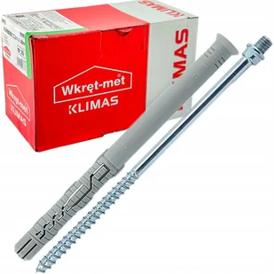 Kołek z wkrętem dwugwintowym do obejm 12x100mm 25s - Rynny i akcesoria - miniaturka - grafika 3