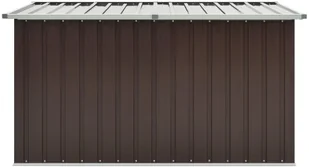 vidaXL Skrzynia ogrodowa do przechowywania, brązowa, 171x99x93 cm vidaXL - Skrzynie ogrodowe - miniaturka - grafika 3