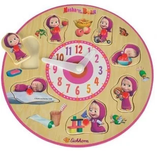 Simba Toys Masza. Puzzle z uchwytami Zegar - Puzzle - miniaturka - grafika 2