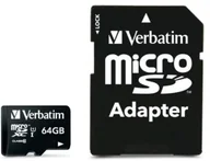 Karty pamięci - Verbatim MicroSDXC Class 10 64GB (44084) - miniaturka - grafika 1