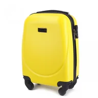 Walizki - Wings Wings, Walizka średnia, żółto-czarna, rozmiar M, 62l - miniaturka - grafika 1