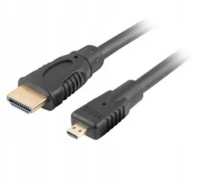 Lanberg LANBERG KABEL HDMI(M)->HDMI MICRO(M) V1.4 1.8M 4K 3D CZARNY CA-HDMI-12CC-0018-BK - Kable - miniaturka - grafika 3