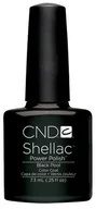 Lakiery hybrydowe - CND CND Shellac Black Pool 557 - miniaturka - grafika 1
