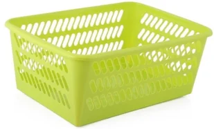 Pucuś Koszyk łazienkowy 25 x 16 x 8 cm zielony - Pojemniki łazienkowe - miniaturka - grafika 2