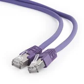Kable miedziane - Gembird RJ-45/RJ-45 kat.6A S/FTP fioletowy 2m PP6A-LSZHCU-V-2M - miniaturka - grafika 1