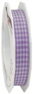 Pasmanteria - Pattberg Prezent 15 MM 20 m Vichy  kratkowana tasiemka, lila 6191520-610 - miniaturka - grafika 1