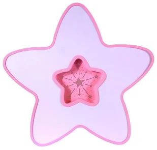 Decorativi Lampa do pokoju dziecinnego na pilota sufitowa różowe gwiazdki 44W 409 Decorativi 409 - Lampy sufitowe - miniaturka - grafika 3