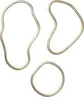 Podstawki pod garnki - Ferm Living Podkładki Pond 3 szt. złote 100065501 - miniaturka - grafika 1