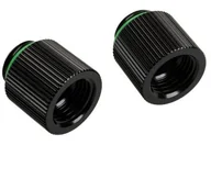 Chłodzenie wodne - Bitspower Touchaqua Adapter prosty G1 / 4 cala męski na G1 / 4 cale żeński - 2 szt. 15 mm czarny WAAD-589 - miniaturka - grafika 1