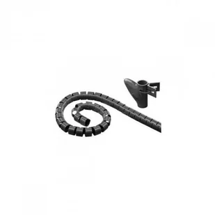 Techly Elastyczna osłona na kable 2,5m 25mm średnicy czarna (306417) - Adaptery i przejściówki - miniaturka - grafika 3