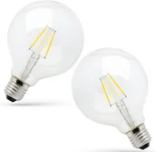 Żarówki LED - Spectrum LED GLOB G125 E27 230V 8W COG WW WOJ13868 - miniaturka - grafika 1