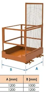 252 STAPROT Kosz do transportu osób rozmiar 1200x1200 mm) 25279038 79038-uniw - Inne urządzenia budowlane - miniaturka - grafika 2
